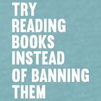 Try Reading Books Instead Of Banning Them Books Lover Sueded Cloud Jersey T-Shirt