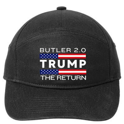 Trump Returns Butler Rally Fight Trump Elon Butler Rally 2.0 7-Panel Snapback Hat