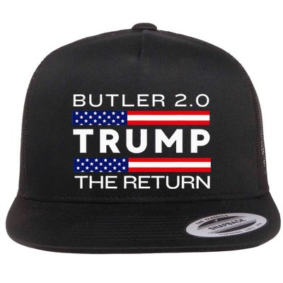 Trump Returns Butler Rally Fight Trump Elon Butler Rally 2.0 Flatbill Hat