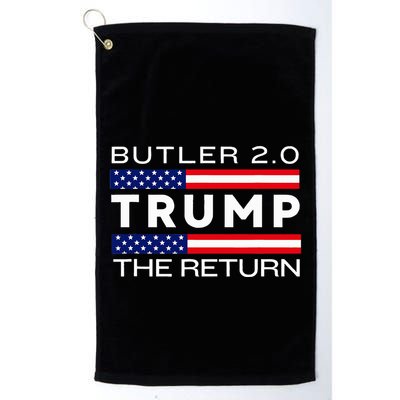 Trump Returns Butler Rally Fight Trump Elon Butler Rally 2.0 Golf Towel