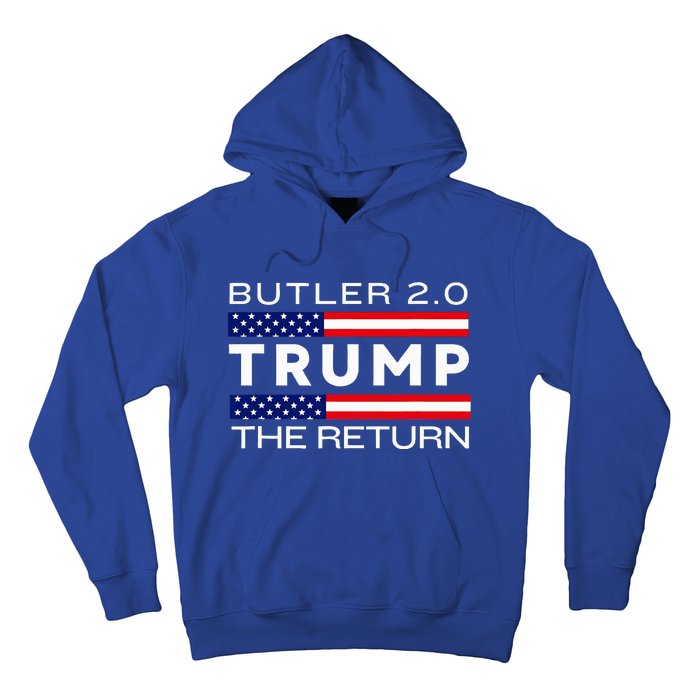 Trump Returns Butler Rally Fight Trump Elon Butler Rally 2.0 Hoodie