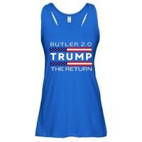 Trump Returns Butler Rally Fight Trump Elon Butler Rally 2.0 Ladies Essential Flowy Tank