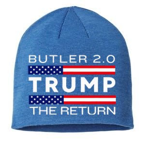 Trump Returns Butler Rally Fight Trump Elon Butler Rally 2.0 Sustainable Beanie