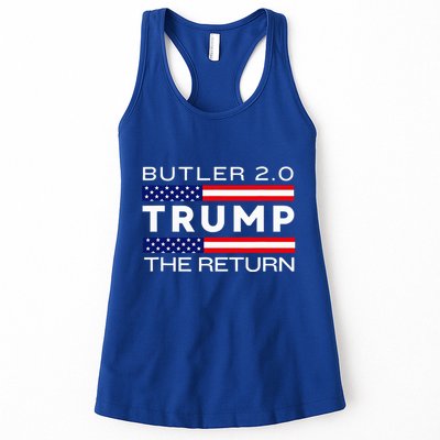 Trump Returns Butler Rally Fight Trump Elon Butler Rally 2.0 Womens Tank Top