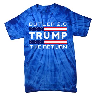 Trump Returns Butler Rally Fight Trump Elon Butler Rally 2.0 Tie-Dye T-Shirt