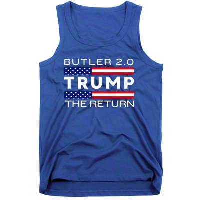 Trump Returns Butler Rally Fight Trump Elon Butler Rally 2.0 Tank Top