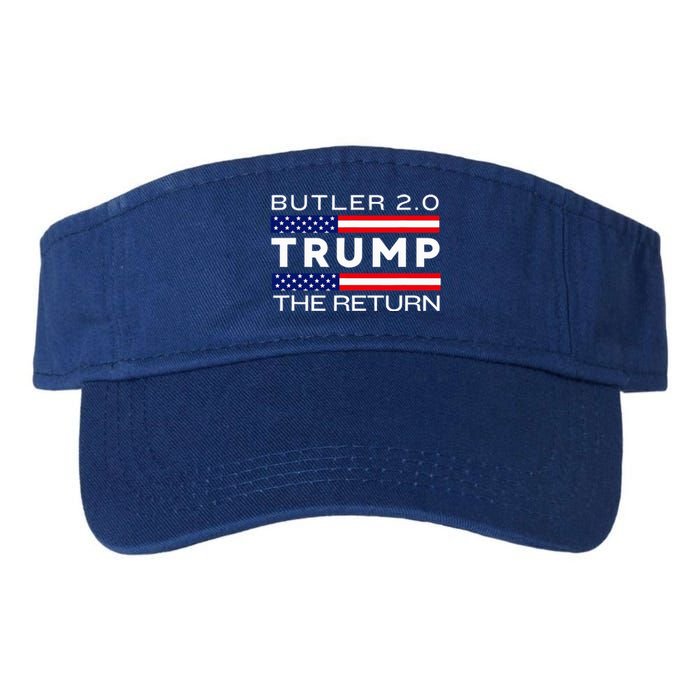 Trump Returns Butler Rally Fight Trump Elon Butler Rally 2.0 Valucap Bio-Washed Visor