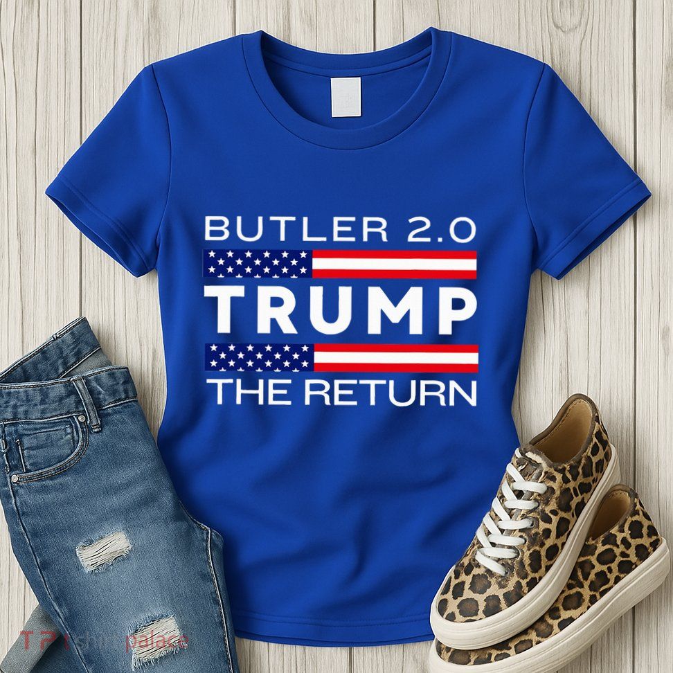 Trump Returns Butler Rally Fight Trump Elon Butler Rally 2.0 Womens T-Shirt