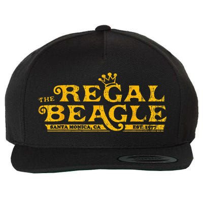 The Regal Beagle Funny Beagle Wool Snapback Cap