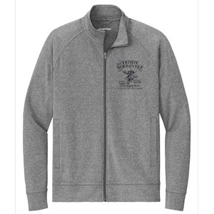 Teddy Roosevelt Bull Moose Party 1912 Presidential Campaign Stretch Full-Zip Cadet Jacket