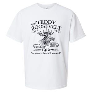 Teddy Roosevelt Bull Moose Party 1912 Presidential Campaign Sueded Cloud Jersey T-Shirt