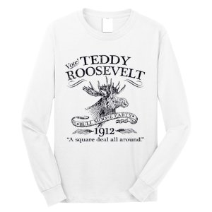 Teddy Roosevelt Bull Moose Party 1912 Presidential Campaign Long Sleeve Shirt