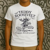 Teddy Roosevelt Bull Moose Party 1912 Presidential Campaign T-Shirt