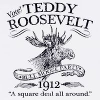 Teddy Roosevelt Bull Moose Party 1912 Presidential Campaign T-Shirt
