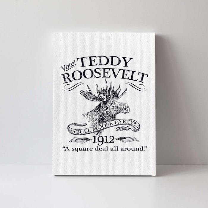 Teddy Roosevelt Bull Moose Party 1912 Presidential Campaign Canvas