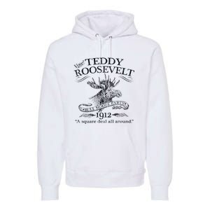 Teddy Roosevelt Bull Moose Party 1912 Presidential Campaign Premium Hoodie