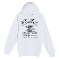 Teddy Roosevelt Bull Moose Party 1912 Presidential Campaign Premium Pullover Hoodie