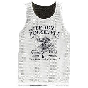 Teddy Roosevelt Bull Moose Party 1912 Presidential Campaign Mesh Reversible Basketball Jersey Tank