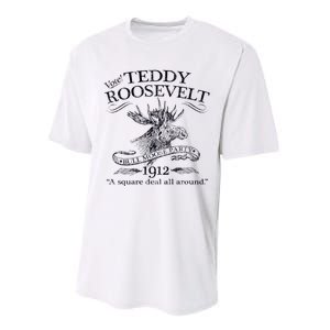 Teddy Roosevelt Bull Moose Party 1912 Presidential Campaign Performance Sprint T-Shirt