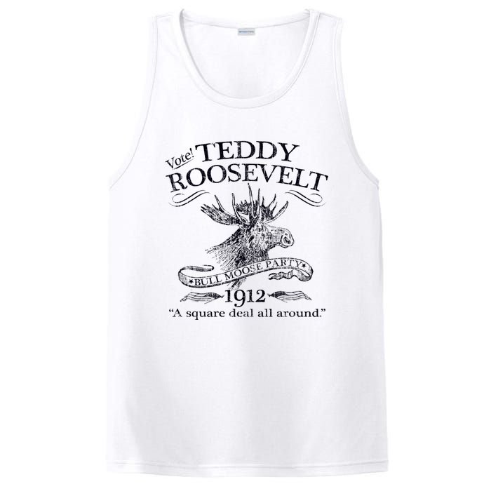 Teddy Roosevelt Bull Moose Party 1912 Presidential Campaign PosiCharge Competitor Tank