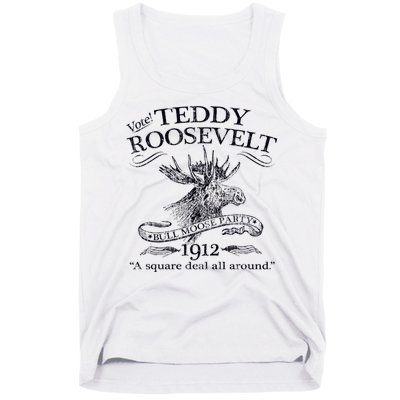 Teddy Roosevelt Bull Moose Party 1912 Presidential Campaign Tank Top