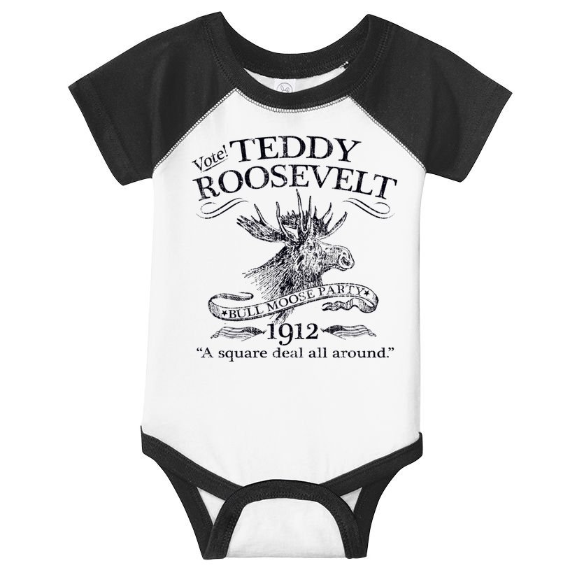 Teddy Roosevelt Bull Moose Party 1912 Presidential Campaign Infant Baby Jersey Bodysuit