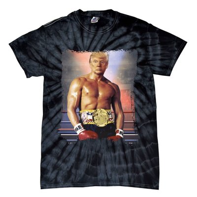 Trump Rocky Boxer Funny Tie-Dye T-Shirt