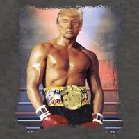Trump Rocky Boxer Funny Vector Backpack