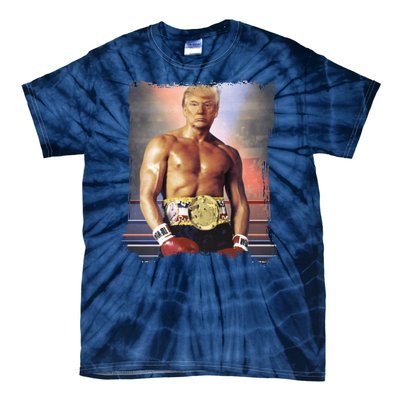 Trump Rocky Boxer Funny Tie-Dye T-Shirt