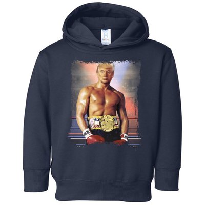 Trump Rocky Boxer Funny Toddler Hoodie