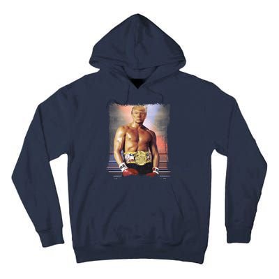 Trump Rocky Boxer Funny Tall Hoodie