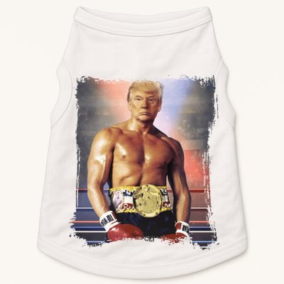 Trump Rocky Boxer Funny Doggie Tank