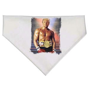 Trump Rocky Boxer Funny USA-Made Doggie Bandana