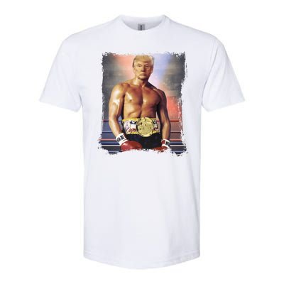 Trump Rocky Boxer Funny Softstyle® CVC T-Shirt