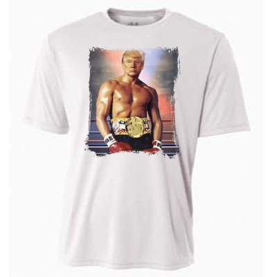 Trump Rocky Boxer Funny Cooling Performance Crew T-Shirt