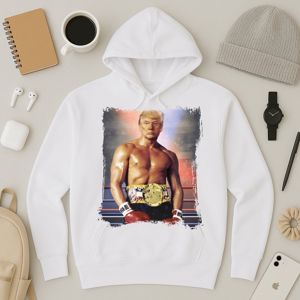 Trump Rocky Boxer Funny Hoodie