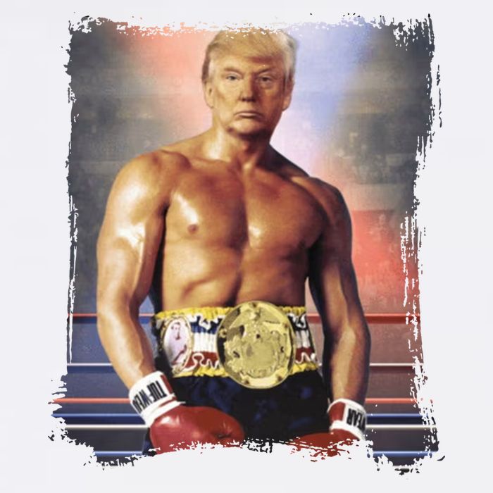 Trump Rocky Boxer Funny Hoodie