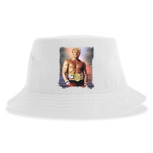 Trump Rocky Boxer Funny Sustainable Bucket Hat