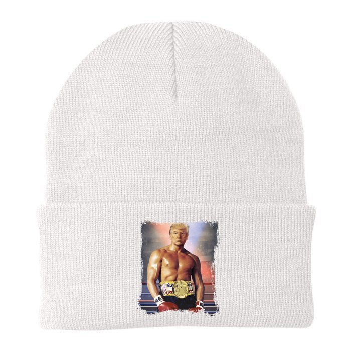 Trump Rocky Boxer Funny Knit Cap Winter Beanie