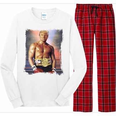 Trump Rocky Boxer Funny Long Sleeve Pajama Set