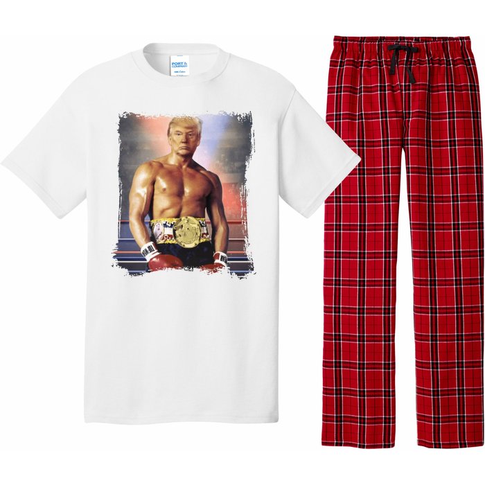 Trump Rocky Boxer Funny Pajama Set