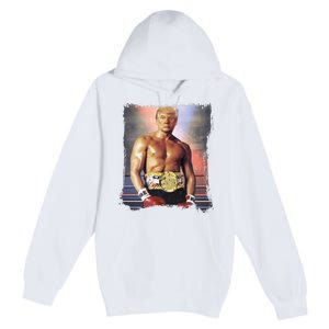 Trump Rocky Boxer Funny Premium Pullover Hoodie