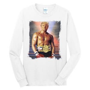 Trump Rocky Boxer Funny Tall Long Sleeve T-Shirt