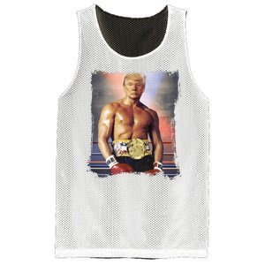 Trump Rocky Boxer Funny Mesh Reversible Basketball Jersey Tank