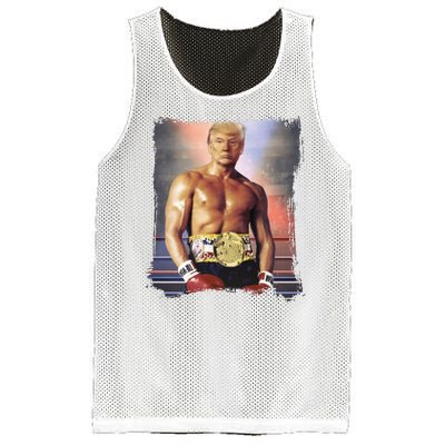 Trump Rocky Boxer Funny Mesh Reversible Basketball Jersey Tank