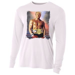 Trump Rocky Boxer Funny Cooling Performance Long Sleeve Crew