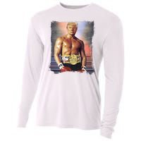 Trump Rocky Boxer Funny Cooling Performance Long Sleeve Crew