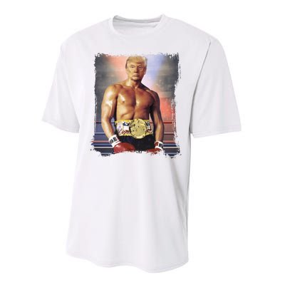 Trump Rocky Boxer Funny Performance Sprint T-Shirt