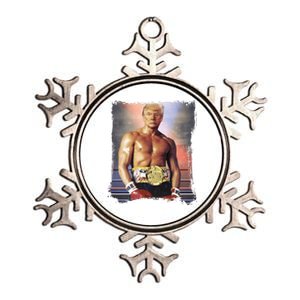 Trump Rocky Boxer Funny Metallic Star Ornament