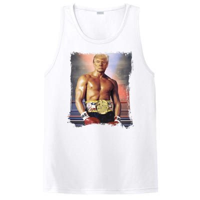 Trump Rocky Boxer Funny PosiCharge Competitor Tank